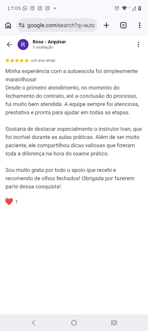 Depoimento de aluno 22